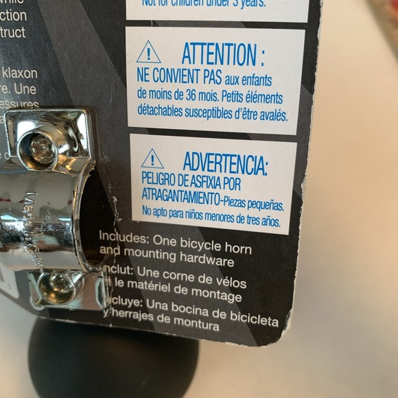 Riderz Block Blaster Chrome Bicycle Horn New In Package - Picture 8 of 12